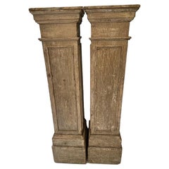 19c Wooden Pedestals