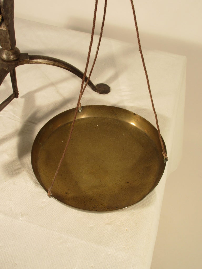 19th Century 19century English Balancing Scale For Sale