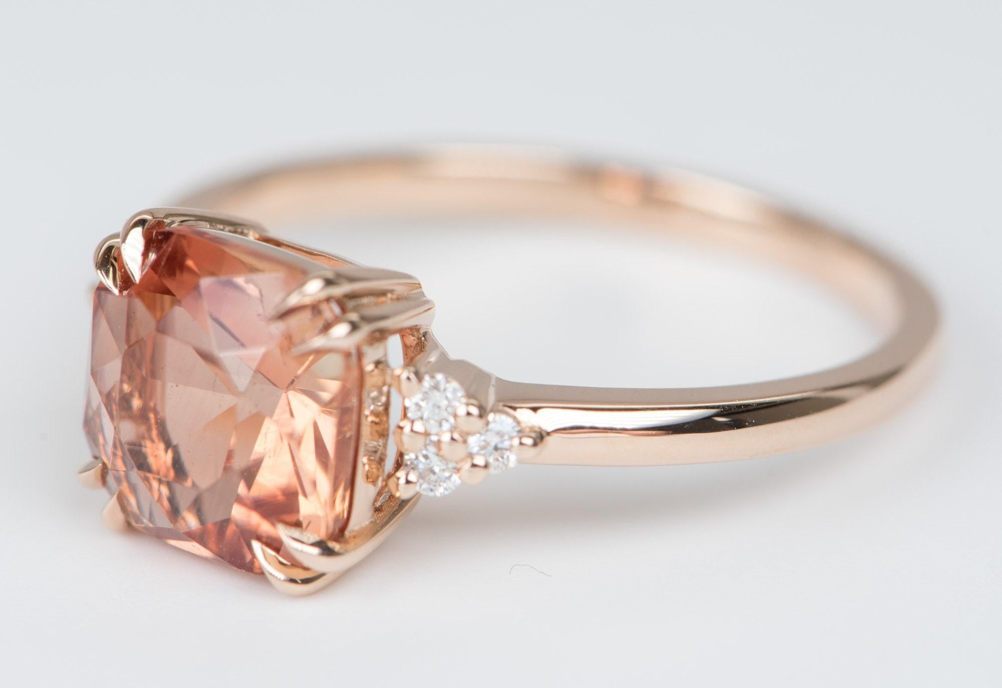 sunstone engagement ring