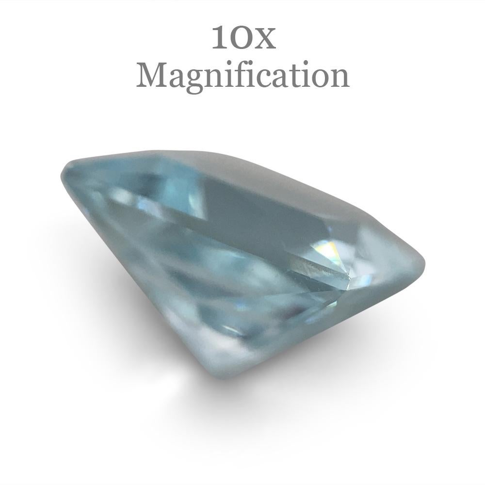 Acquamarina quadrata 1.9ct in vendita 5