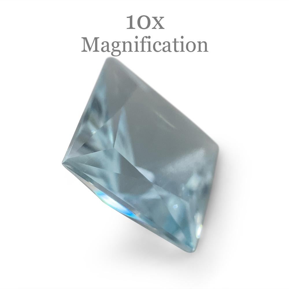 Acquamarina quadrata 1.9ct in vendita 4