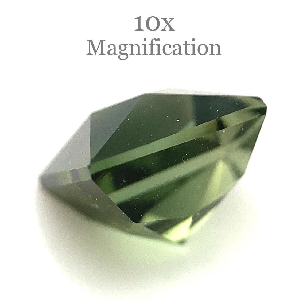 1.9ct Square Green Tourmaline from Brazil In New Condition For Sale In Toronto, Ontario