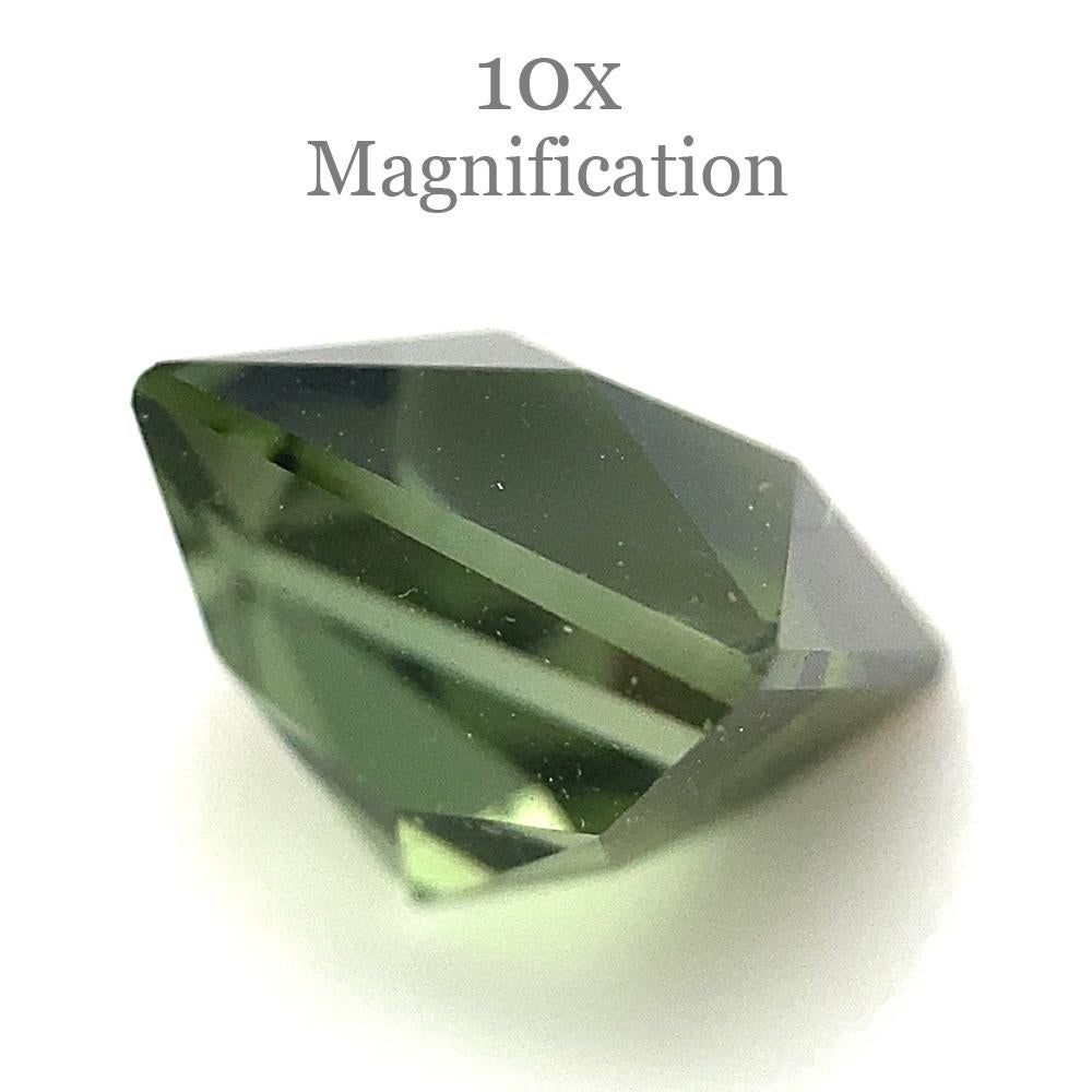 1.9ct Square Green Tourmaline from Brazil For Sale 1