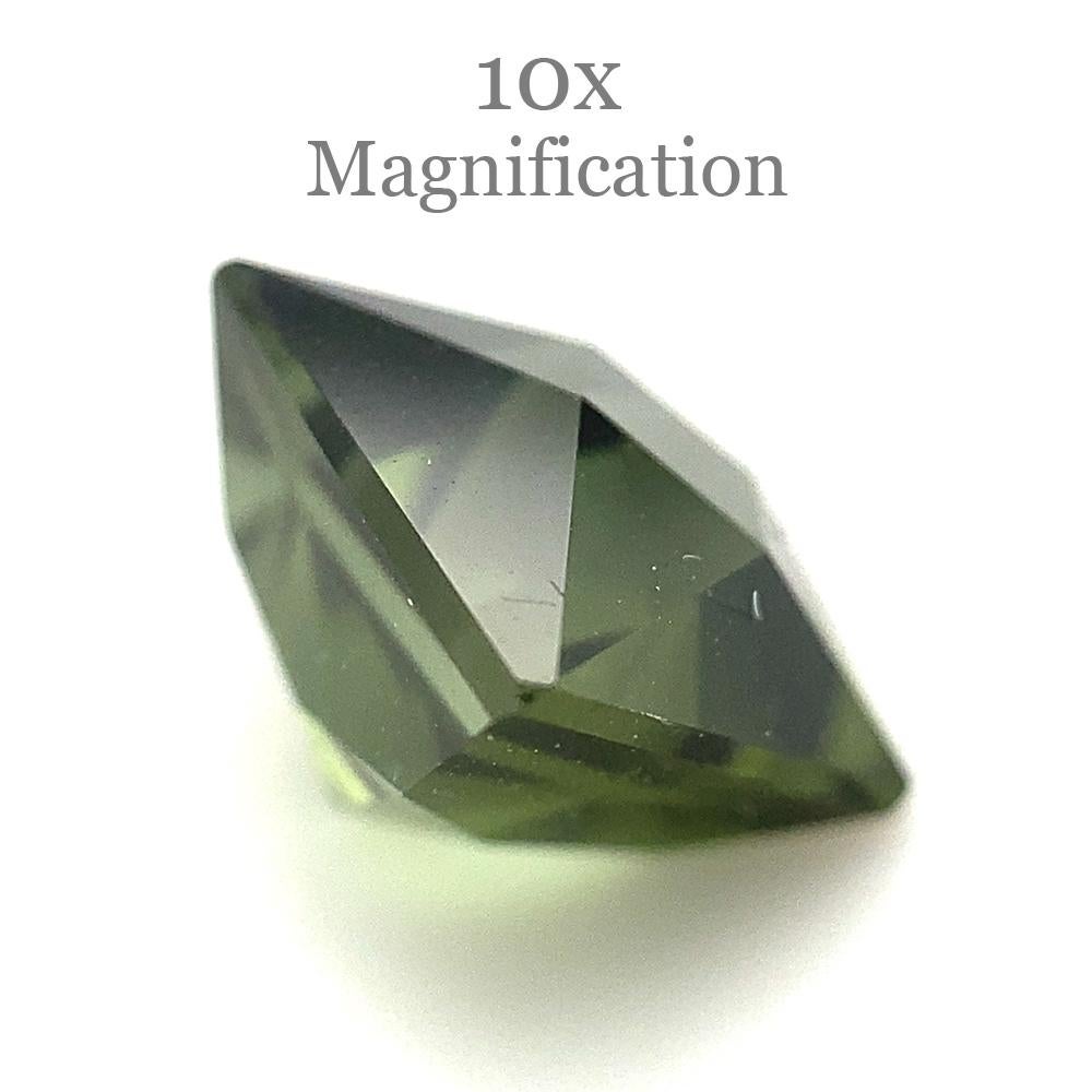 1.9ct Square Green Tourmaline from Brazil For Sale 2