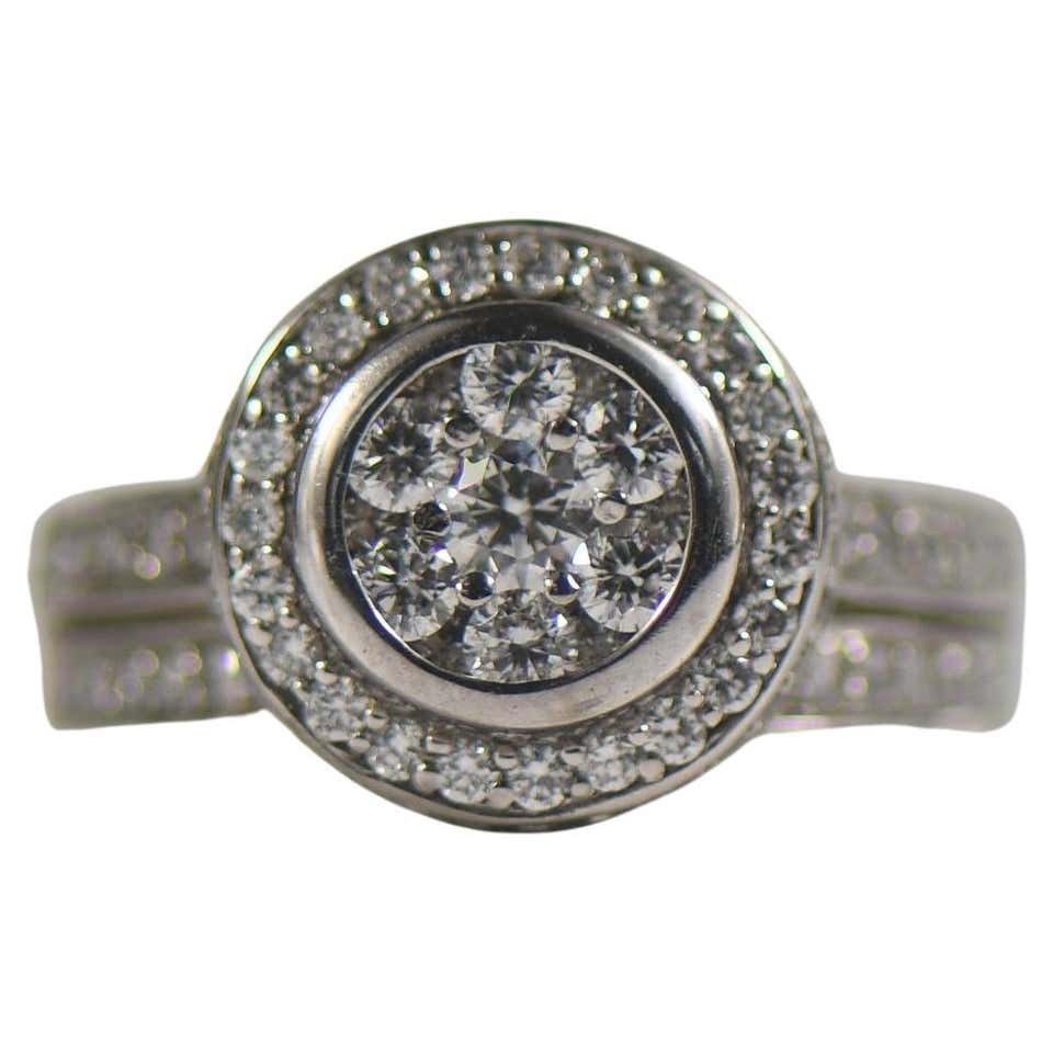 Invisible Set Ring - 440 For Sale on 1stDibs | invisible setting ring ...