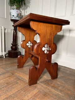 19th Century Gothic Pine Table