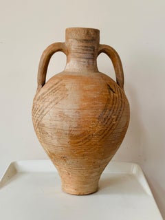 19th Century Picher "Cantaro" from Calanda, Spain, Terracotta Vase