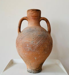 19th Century Picher "Cantaro" from Calanda, Spain, Terracotta Vase