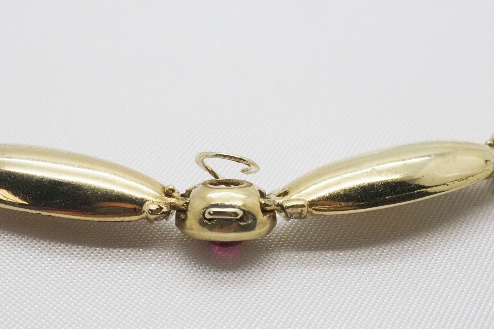 Women's 19k Yellow Gold Choker Style Necklace, 15.5 inches - 63.0g For Sale