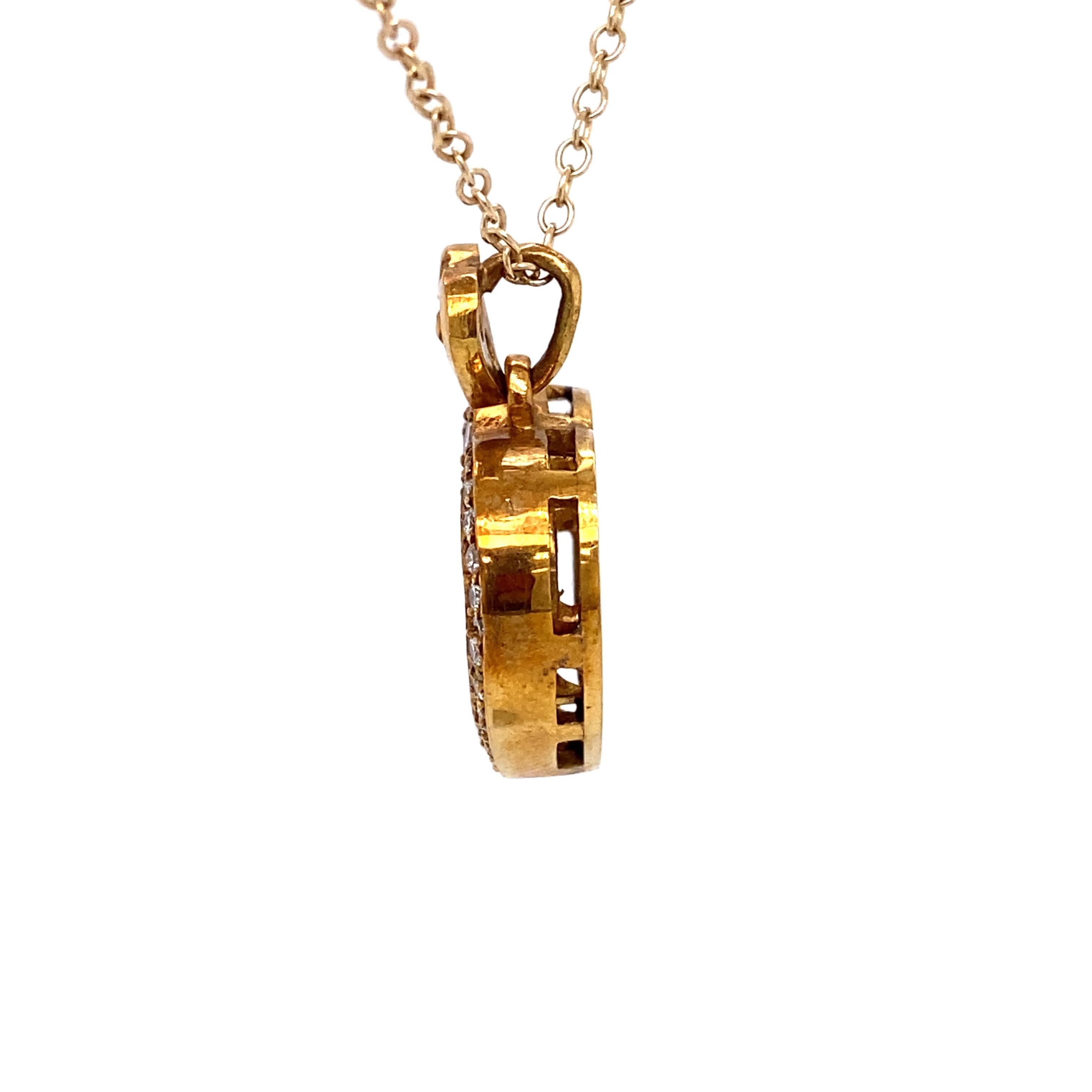 1980s Custom Invisible Set Sapphire and Diamond Heart Pendant at 1stDibs