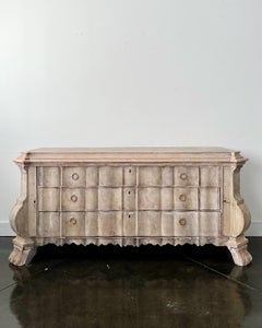 19t Century Large Dutch Bombe Chest