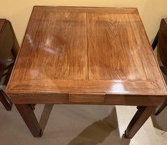 19th/20th c Chinese Hardwood Game Table