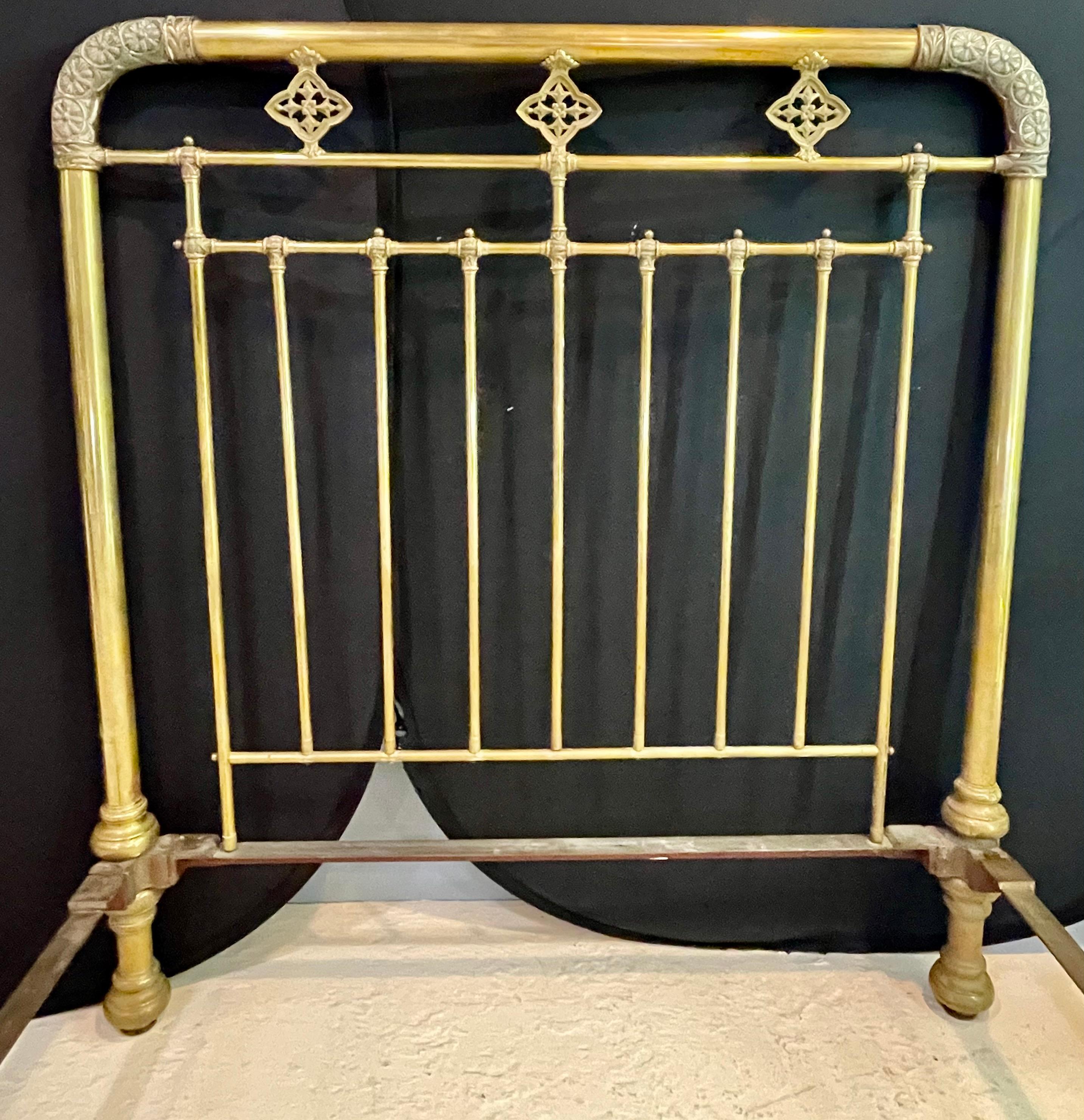 Metal 19th-20th Century Brass Bed Frame, Full Sized