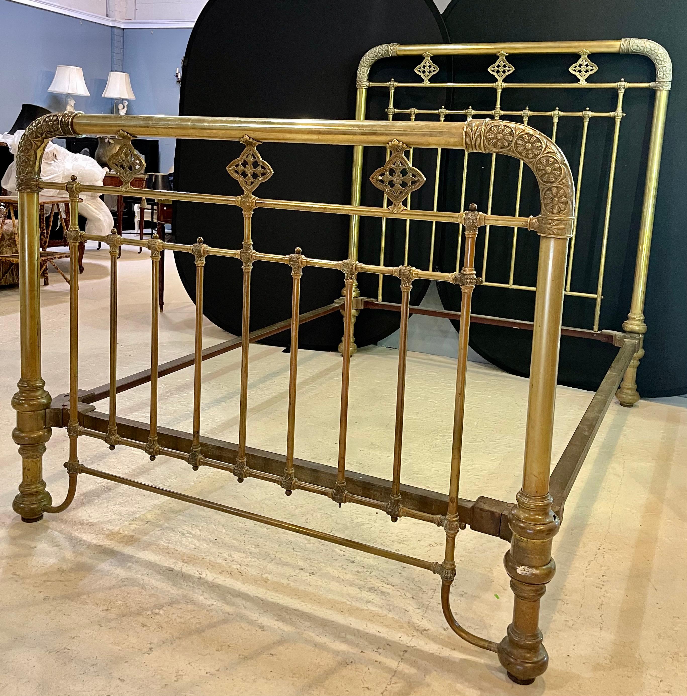 19th-20th Century Brass Bed Frame, Full Sized 1