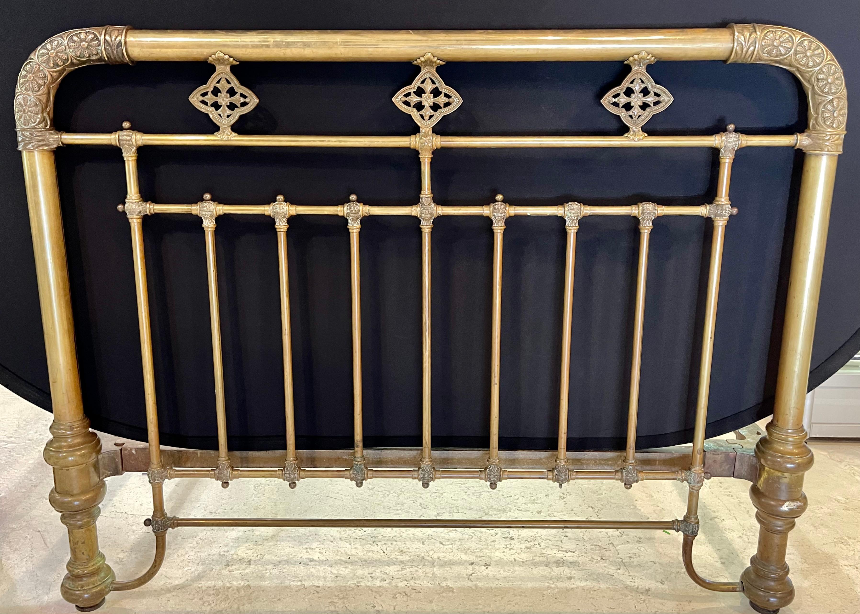 19th-20th Century Brass Bed Frame, Full Sized 2