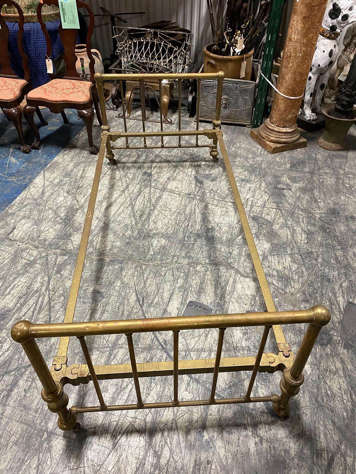19th-20th Century Brass Daybed / Bed For Sale 6