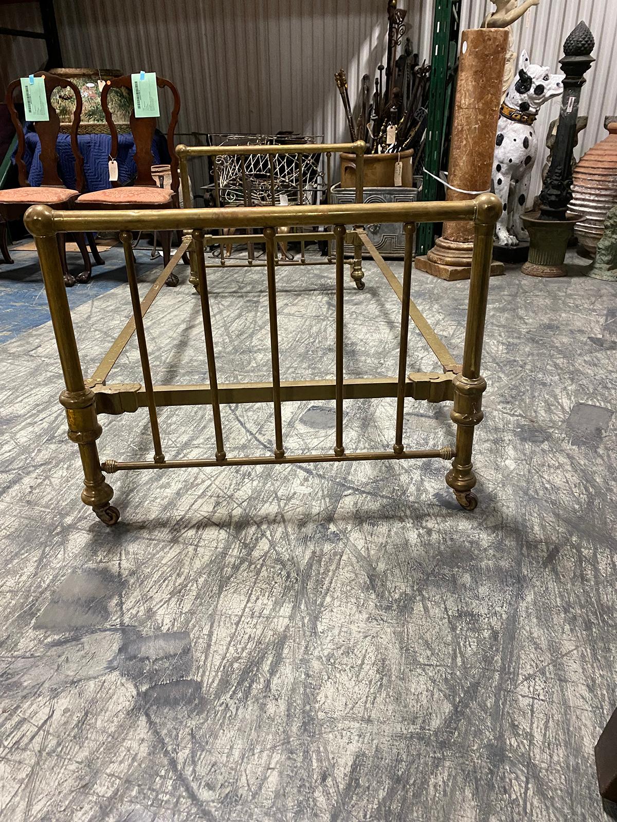 19th-20th Century Brass Daybed / Bed For Sale 5