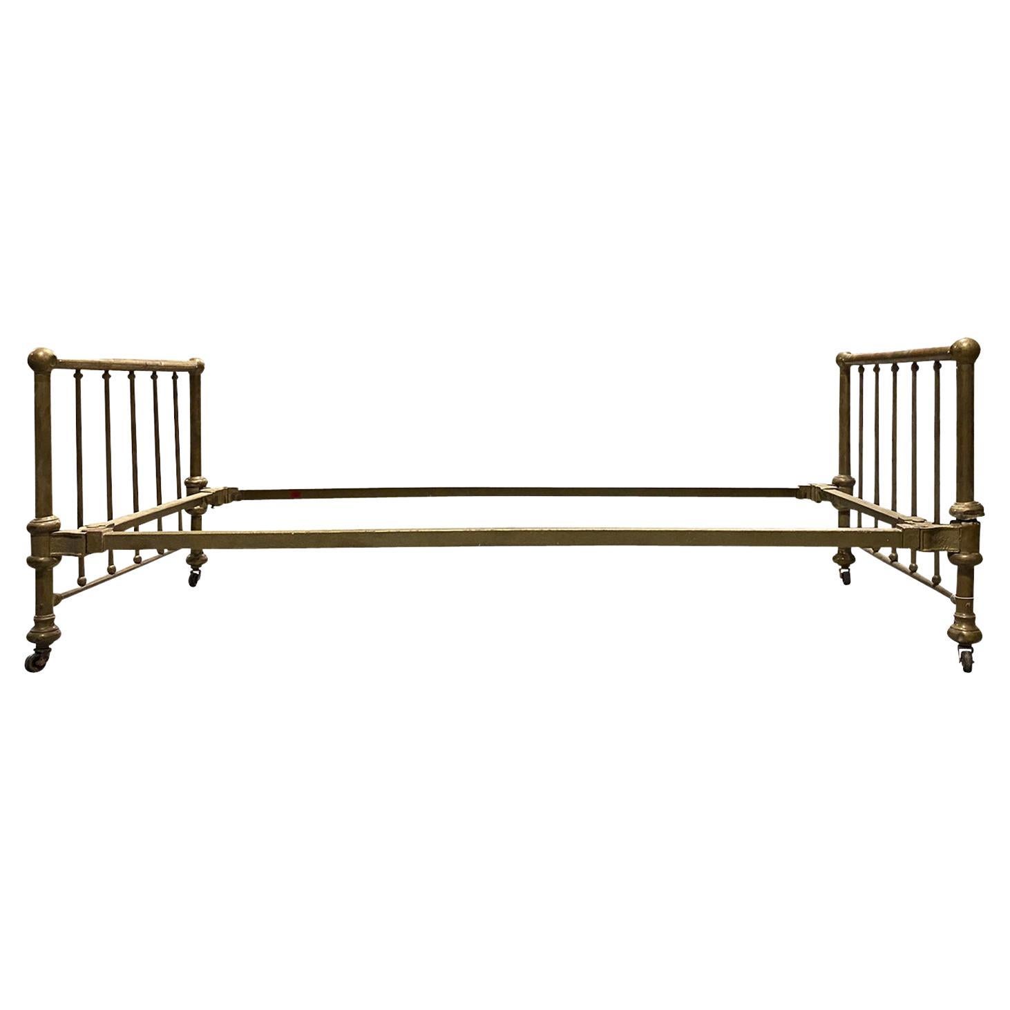 19th-20th Century Brass Daybed / Bed For Sale