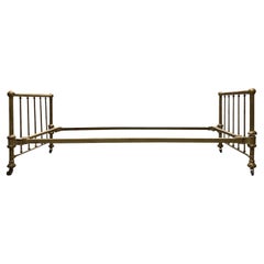 19th-20th Century Brass Daybed / Bed