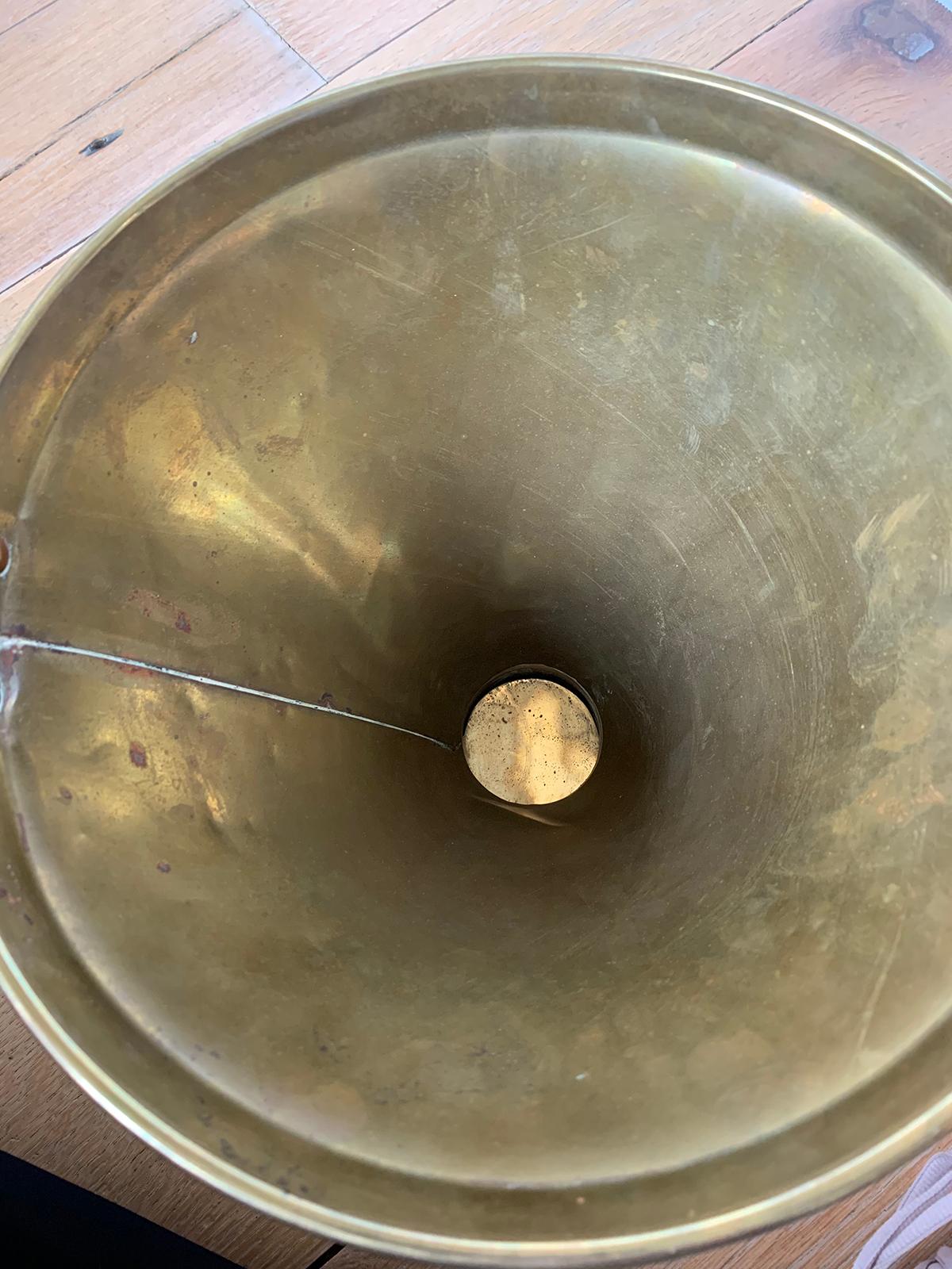 19th Century 19th-20th Century Brass Funnel For Sale