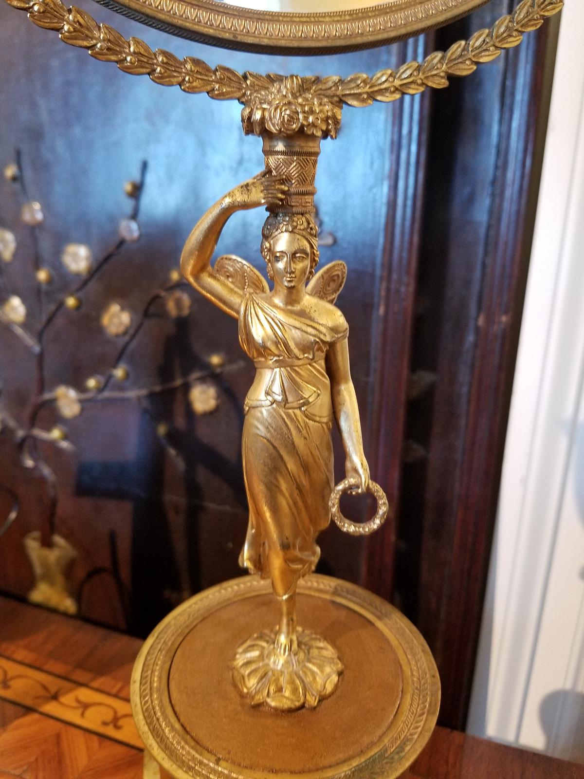 19th-20th Century Bronze Dressing Table Mirror 1