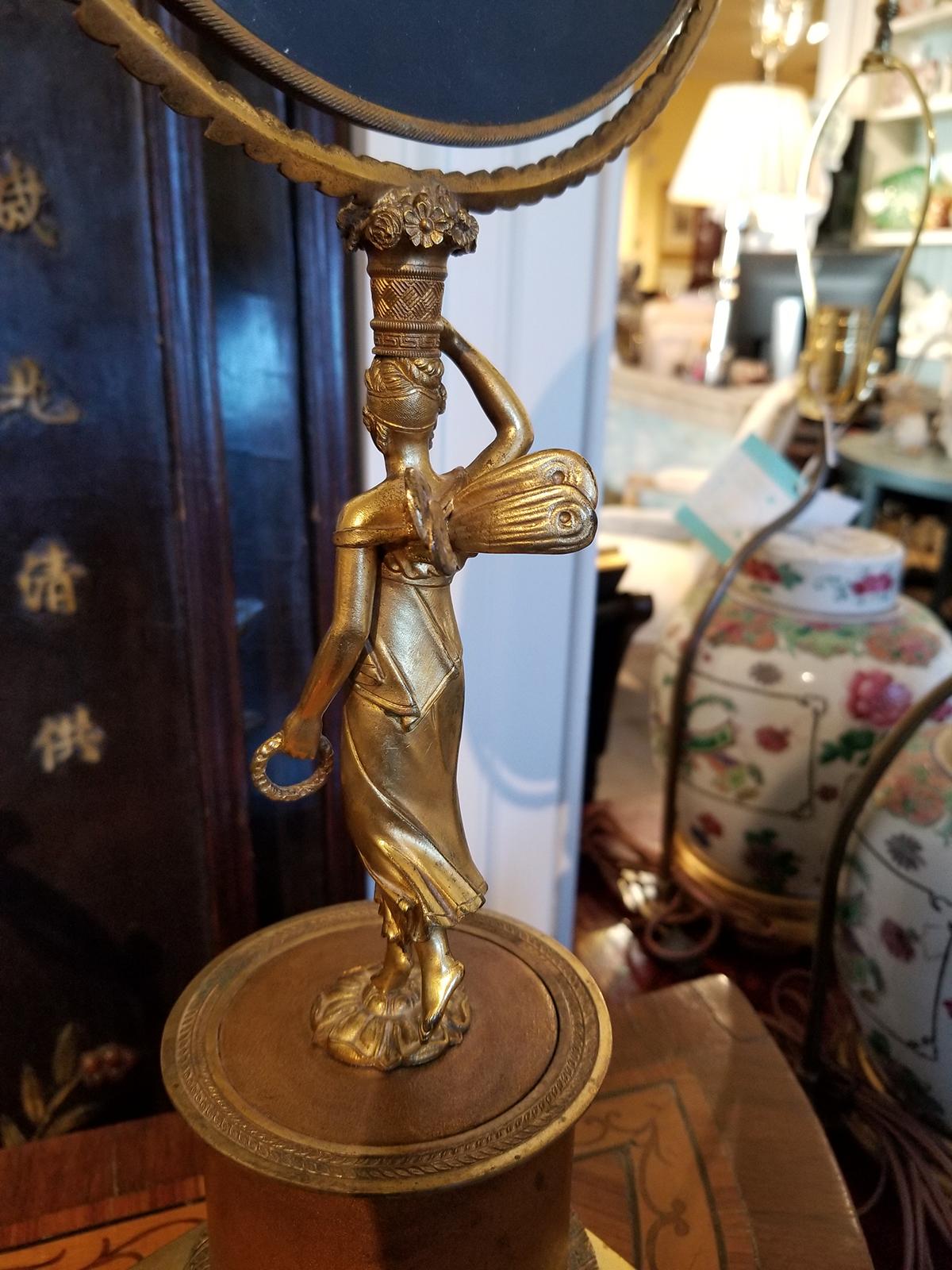 19th-20th Century Bronze Dressing Table Mirror 6