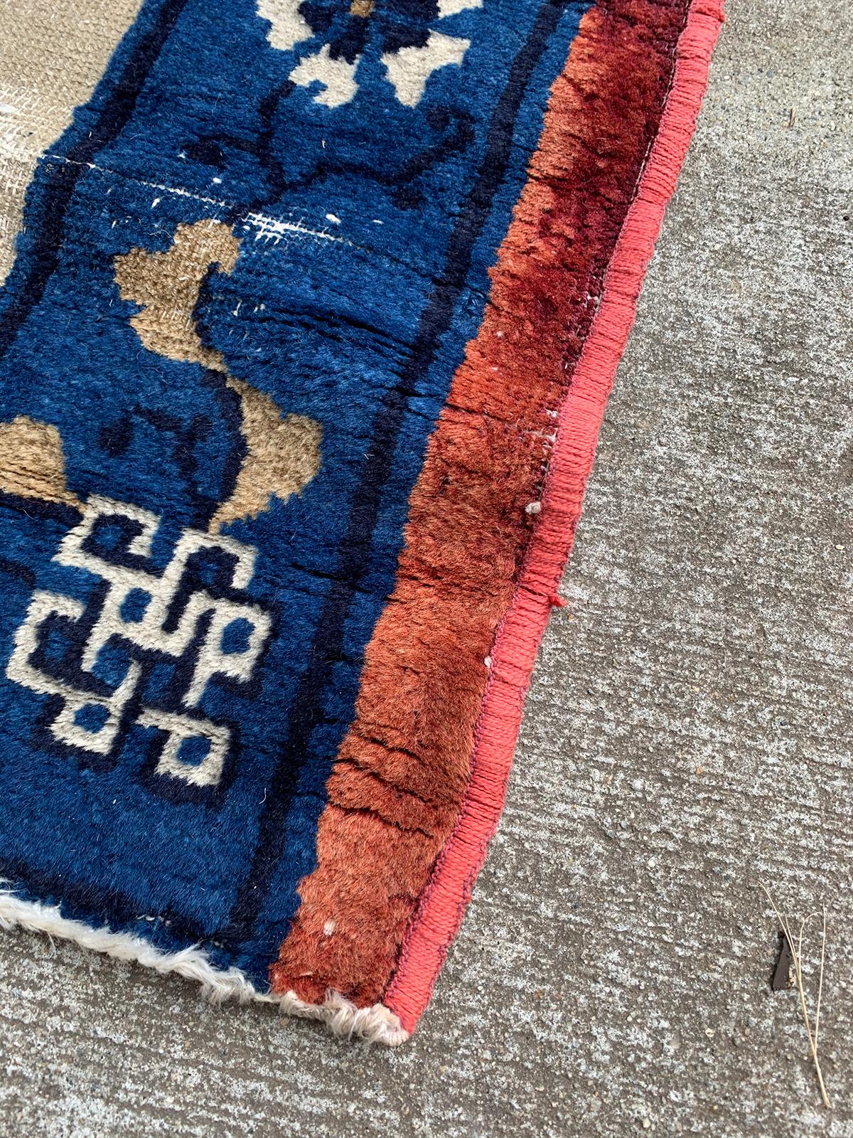 19th-20th Century Chinese Hall Rug For Sale 7