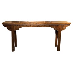 19th/20th Century Chinese Provincial Hardwood Console or Altar Table