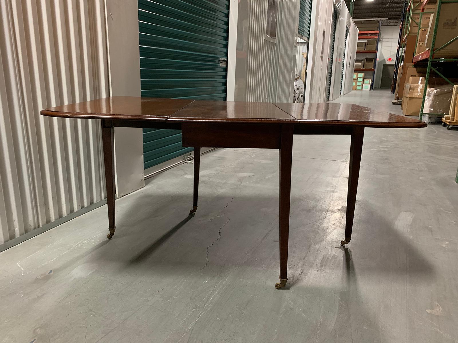 19th-20th Century Drop-Leaf Table For Sale 3