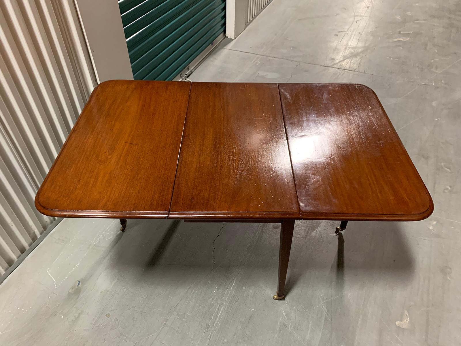 19th-20th Century Drop-Leaf Table For Sale 4