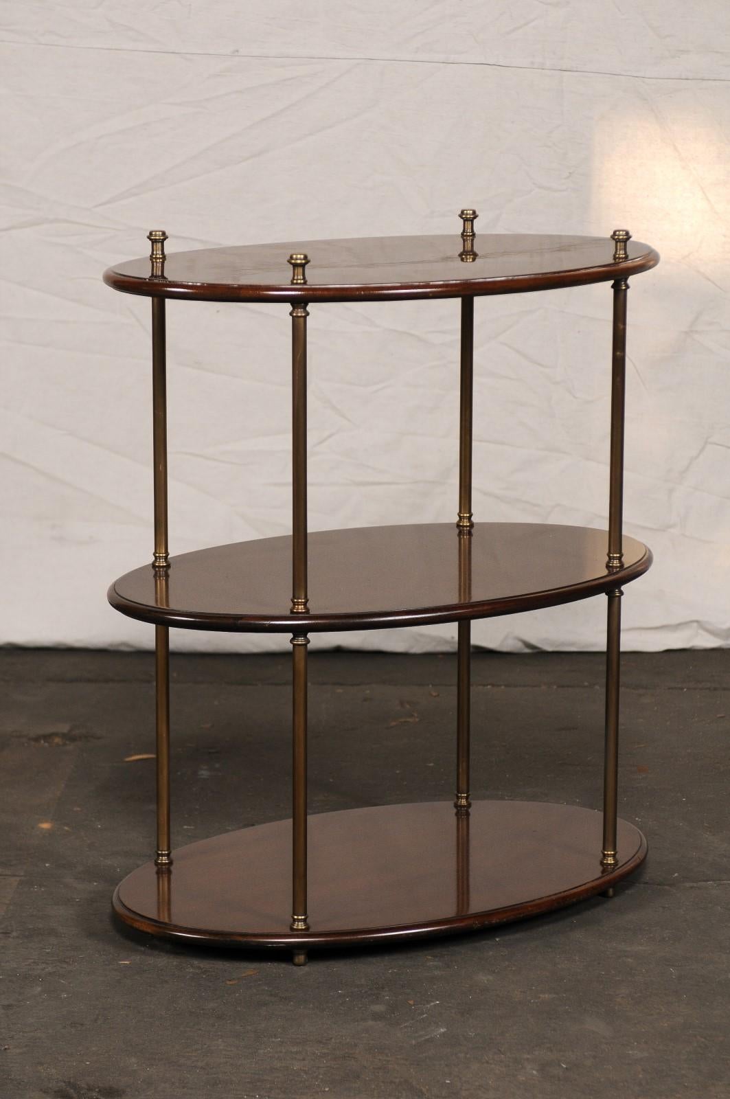 oval etagere