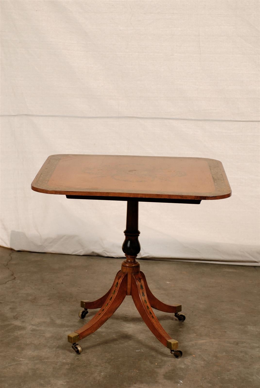 19th-20th century English tilt-top breakfast table.