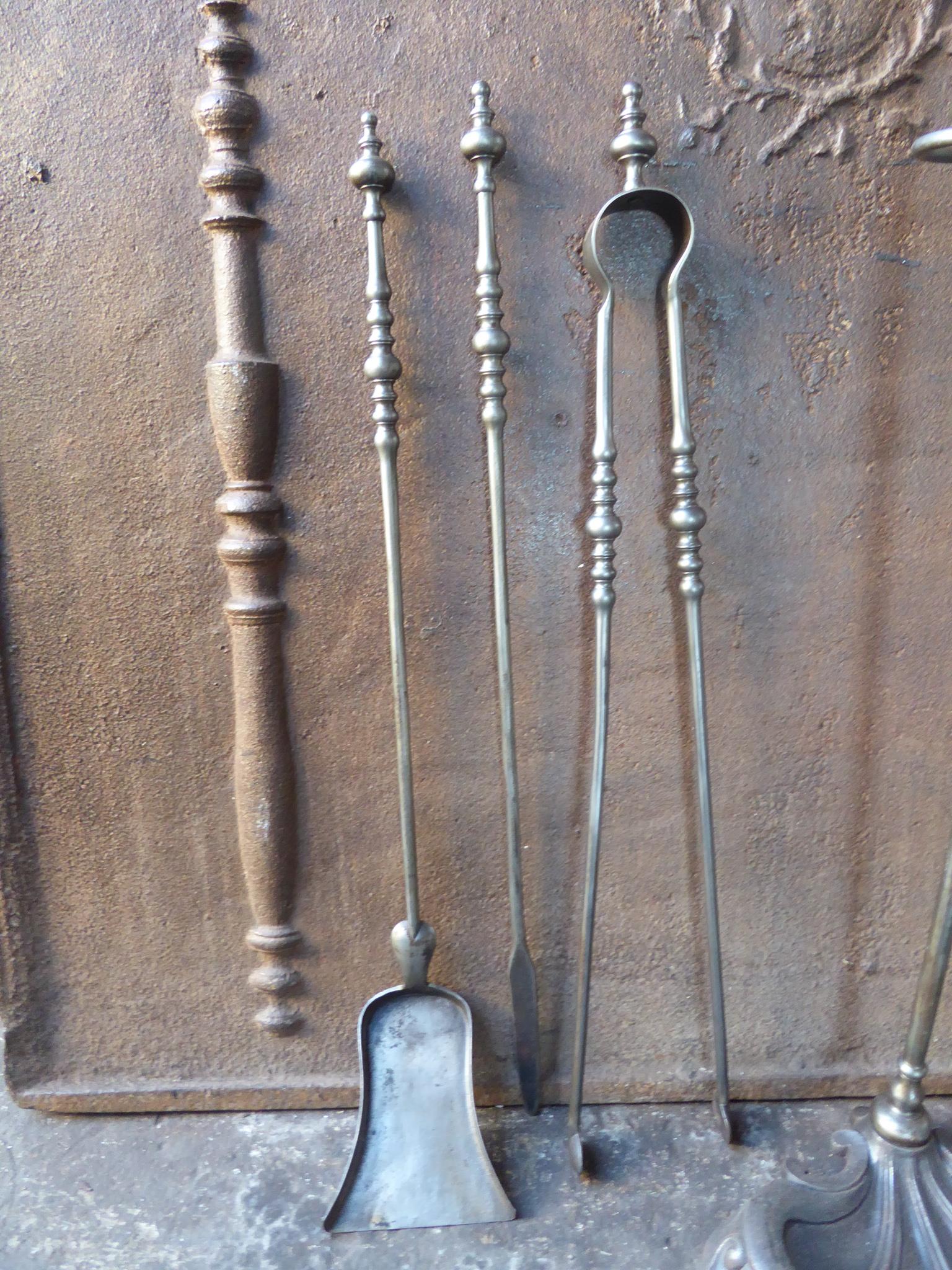 19th Century French Napoleon III Fireplace Tools or Fire Tools 6