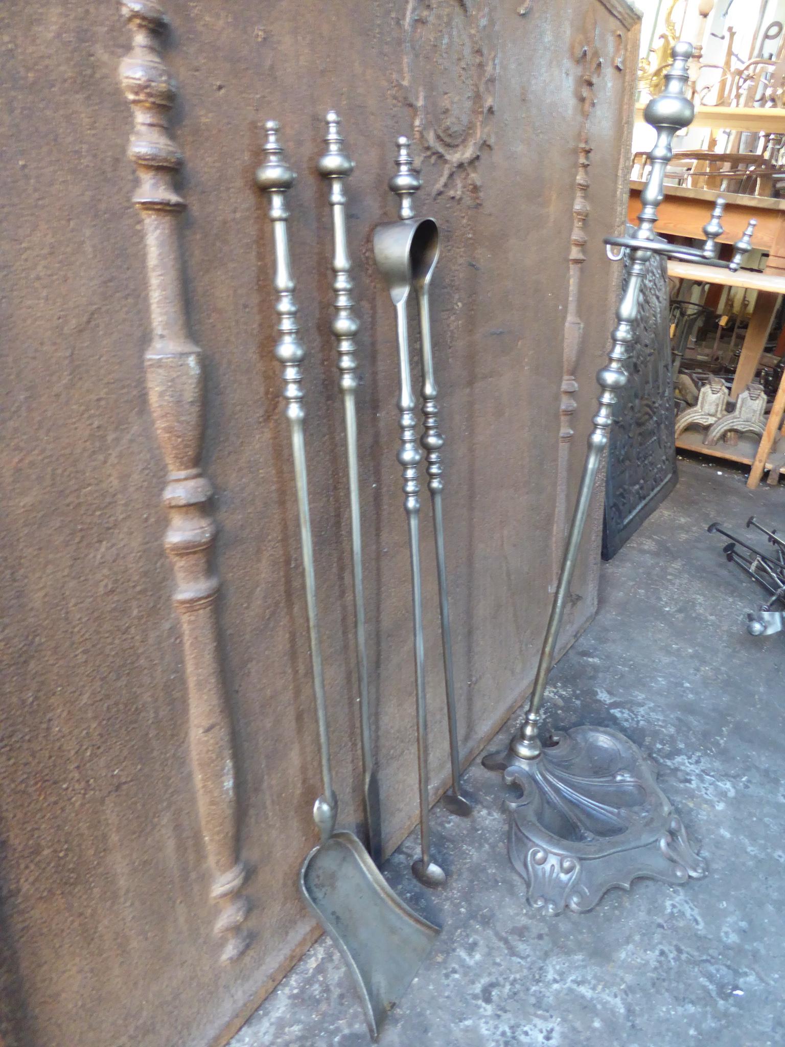 19th Century French Napoleon III Fireplace Tools or Fire Tools 7