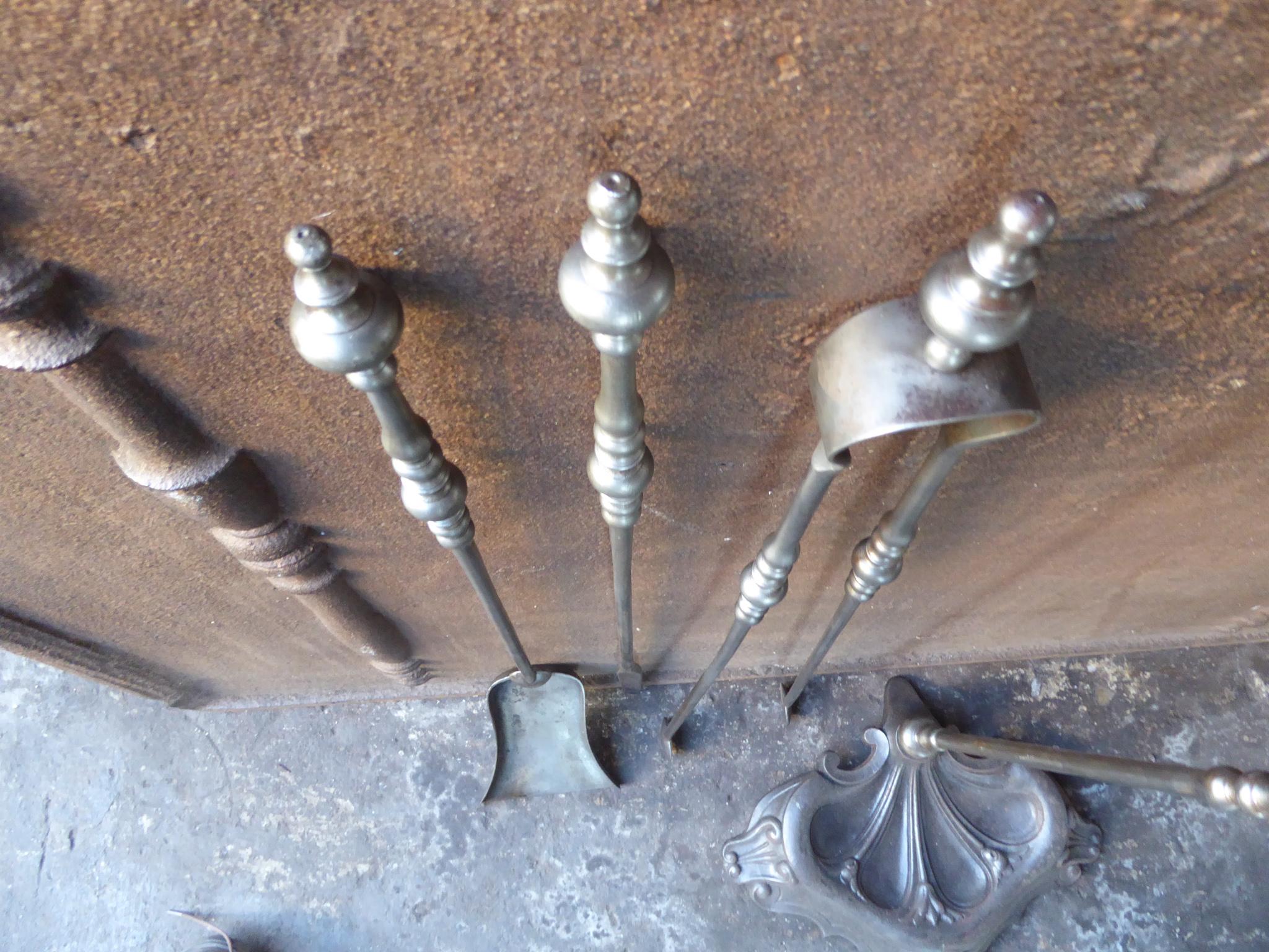 19th Century French Napoleon III Fireplace Tools or Fire Tools 8