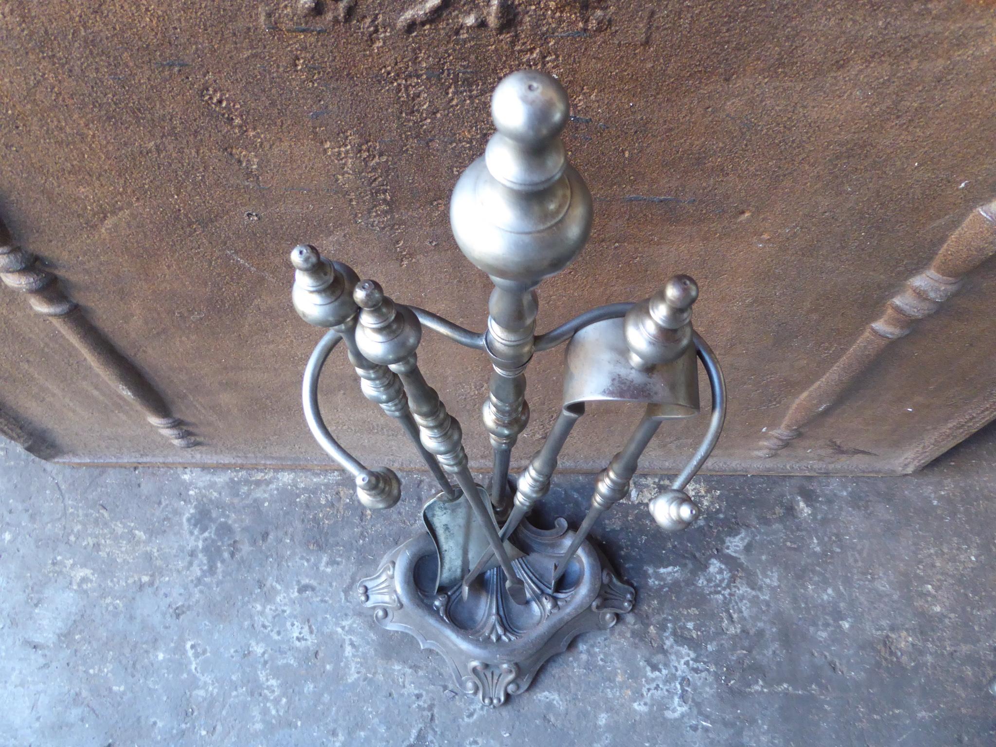 19th Century French Napoleon III Fireplace Tools or Fire Tools 1