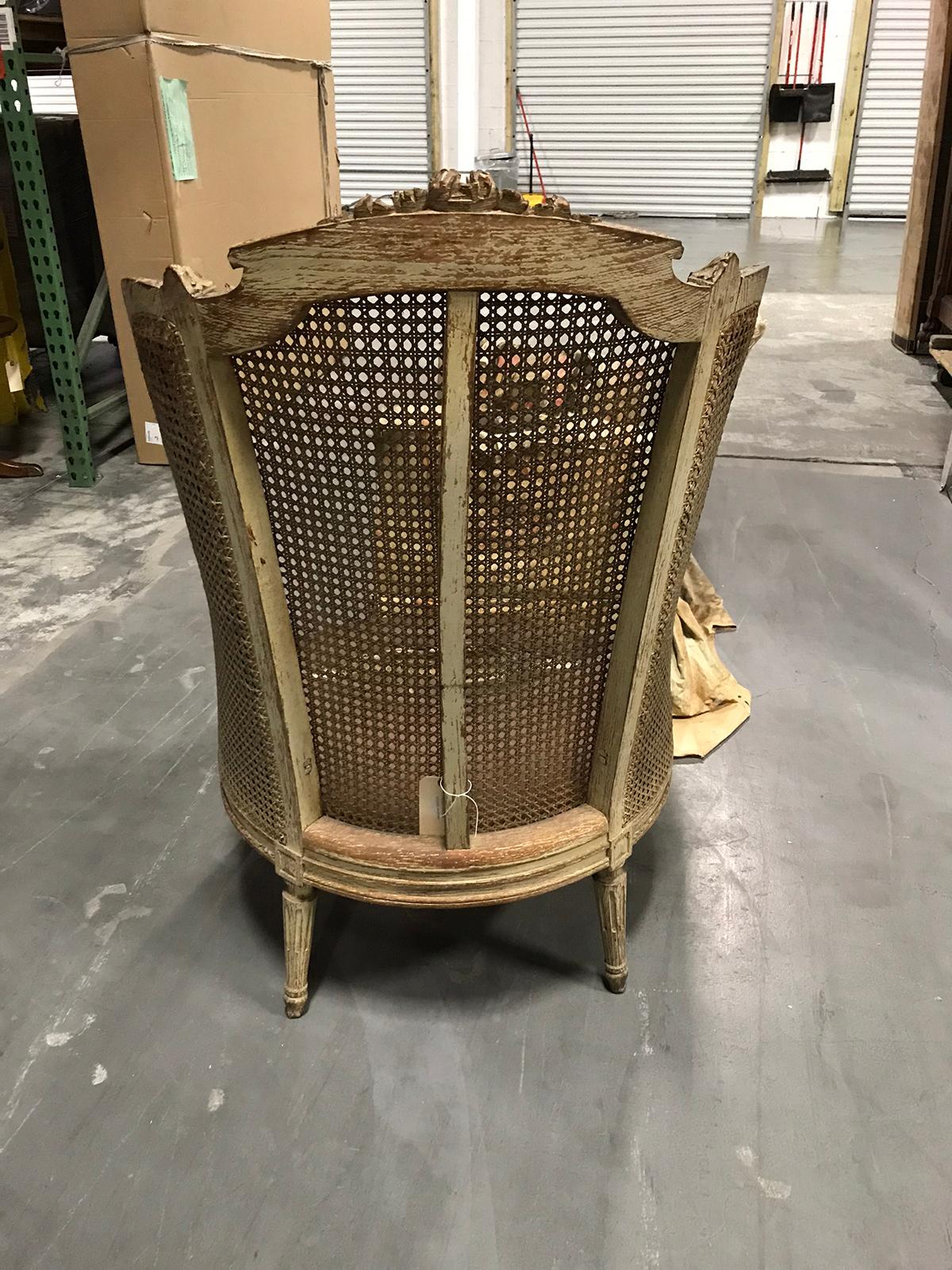 19th-20th Century French Caned Armchair 2