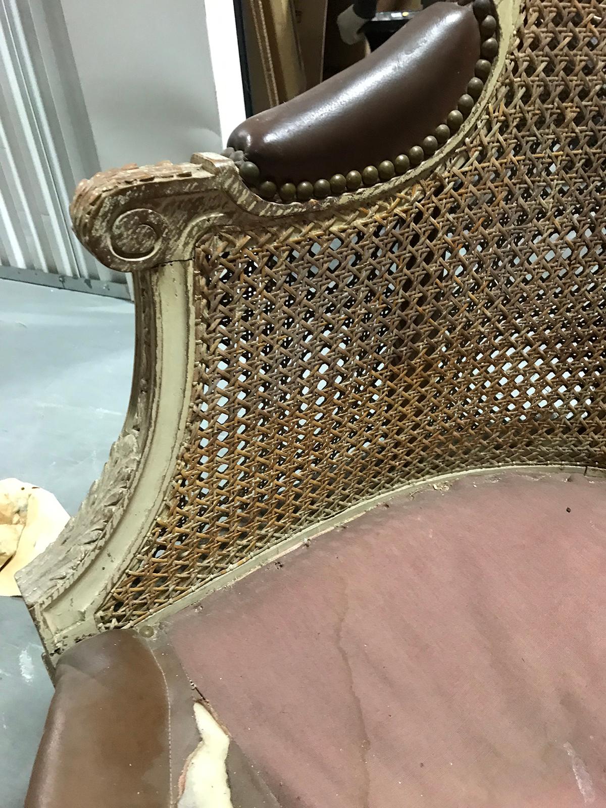 19th-20th Century French Caned Armchair 3