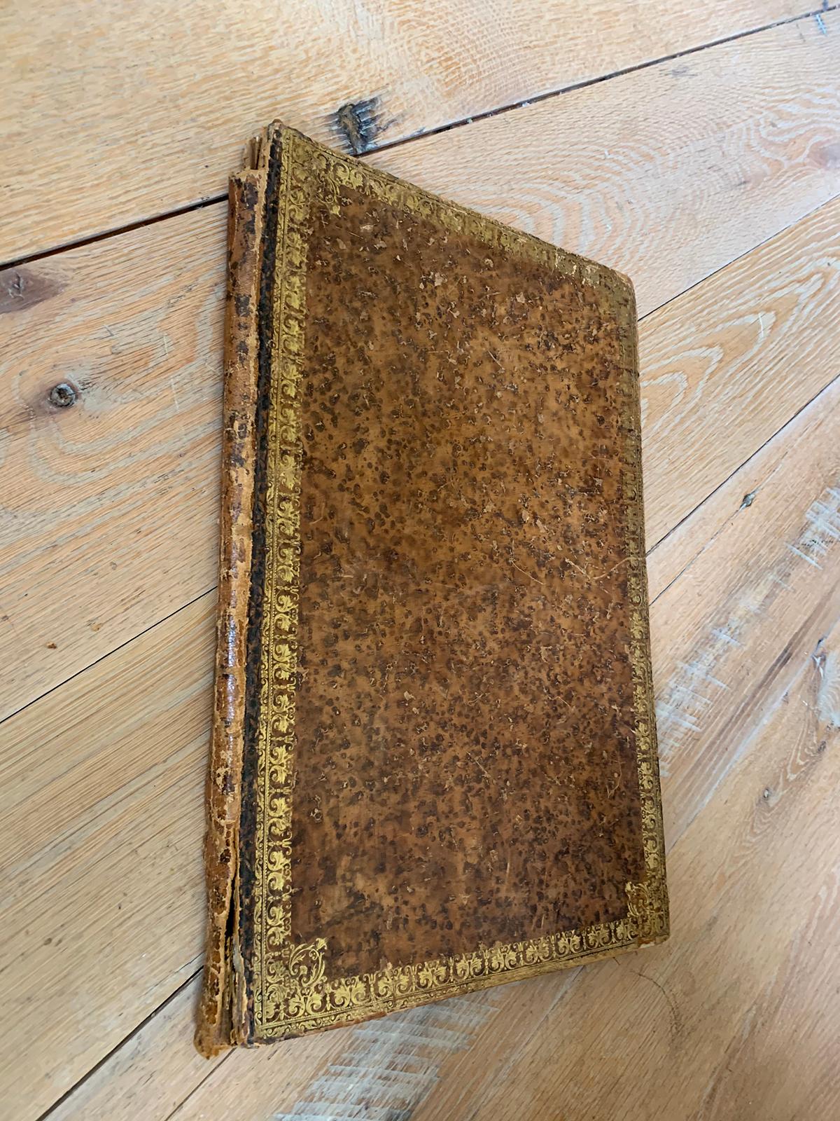19th Century 19th-20th Century French Leather Folio