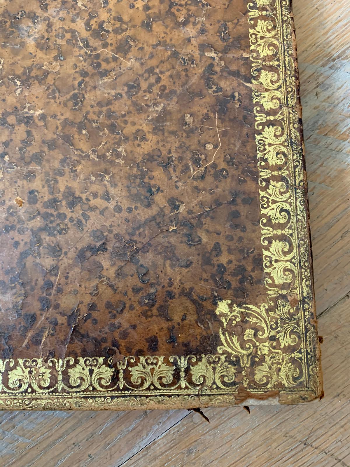 19th-20th Century French Leather Folio 2