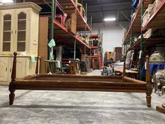 19th-20th Century French Louis XVI Daybed / Bed with Brown Velvet