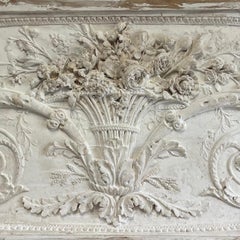 19th/20th Century French Pair of Baroque Style Sopraportes - Antique Wood Panels