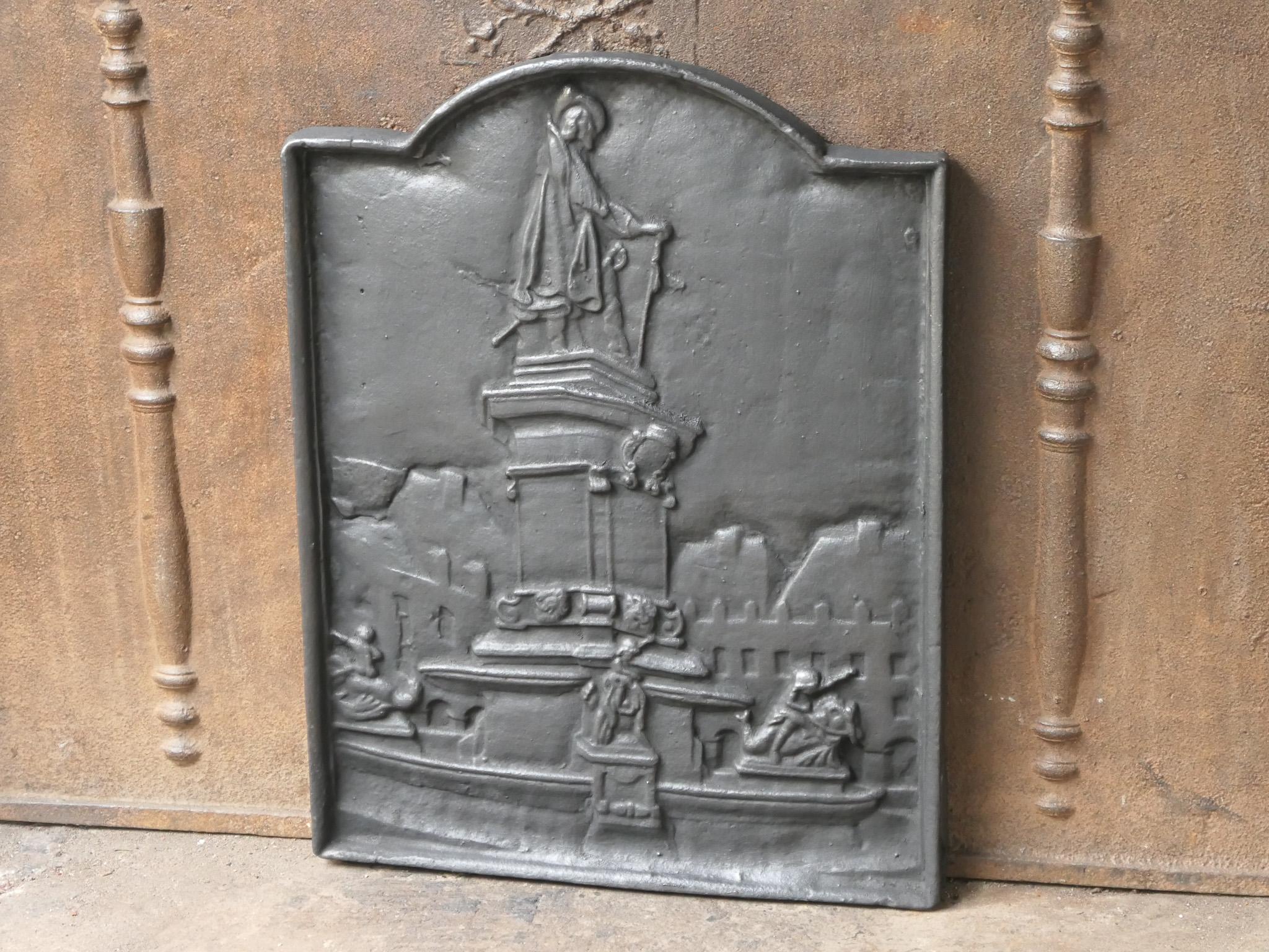 Victorian 19th-20th Century French 'D'Artagnan' Fireback For Sale
