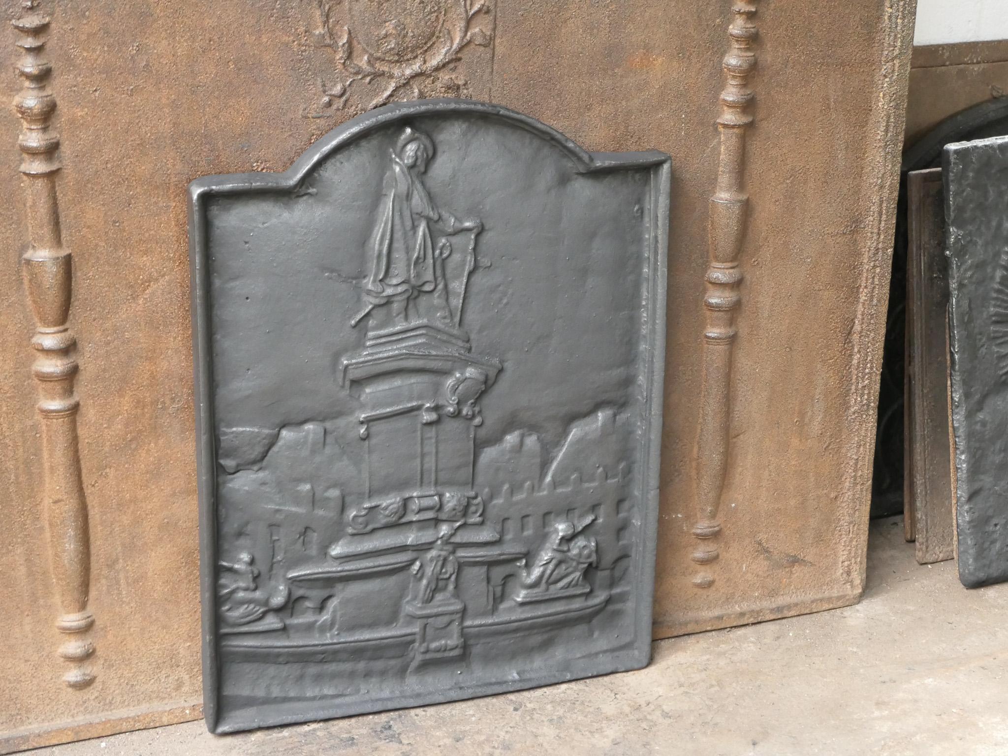 Cast 19th-20th Century French 'D'Artagnan' Fireback For Sale