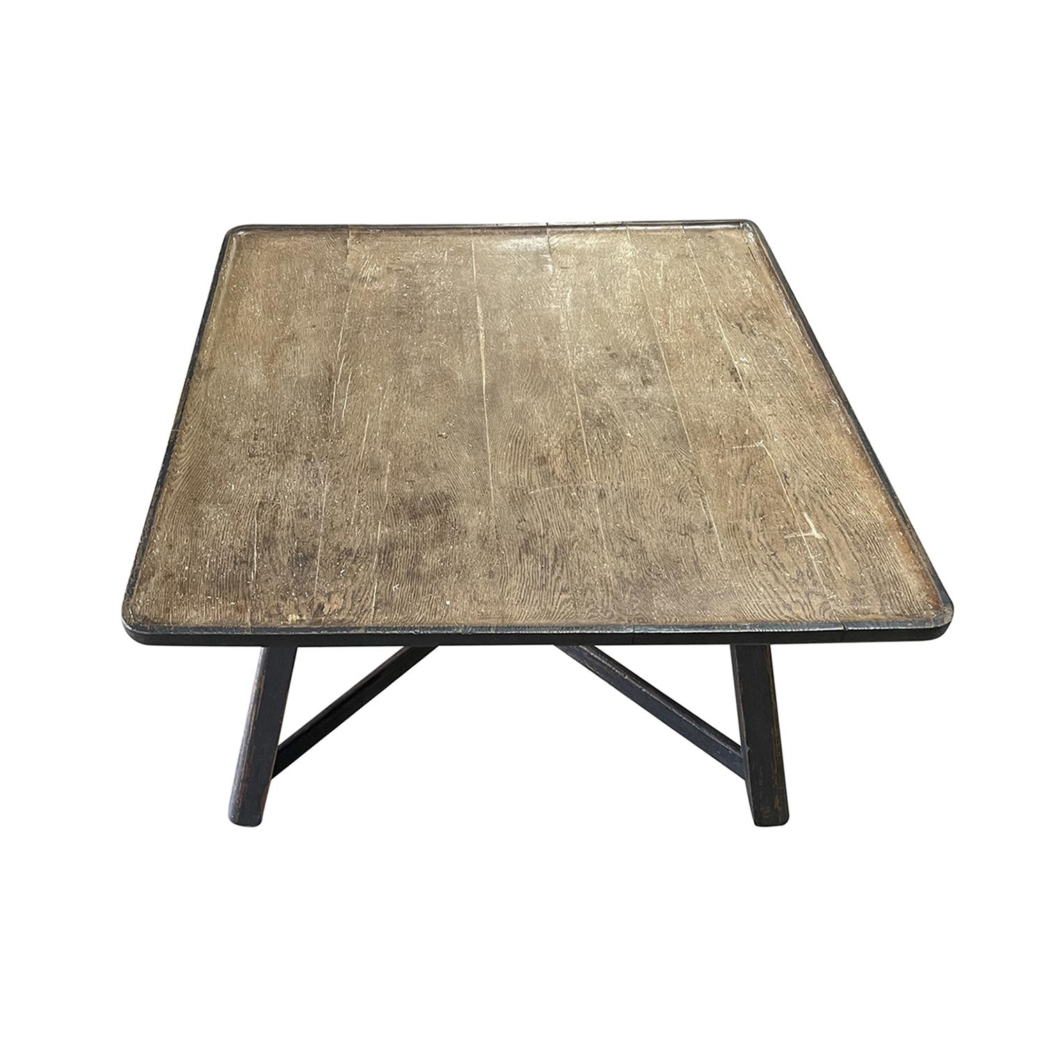 Français Table de canapé provençale française du 19ème - 20ème siècle - Table de ferme ancienne en vente