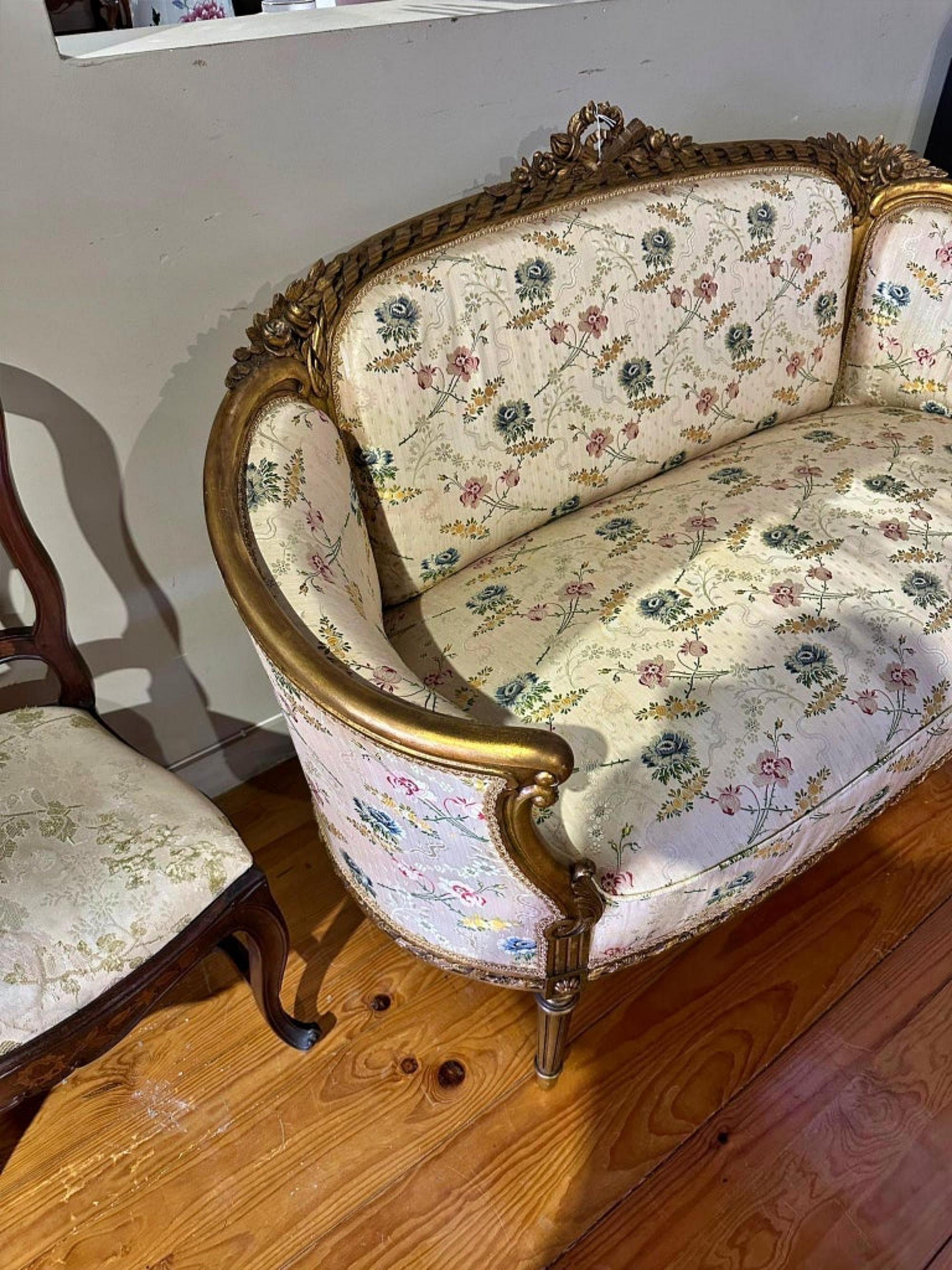 19th/20th Century FRENCH SET AND PAIR OF ARMCHAIRS For Sale 2