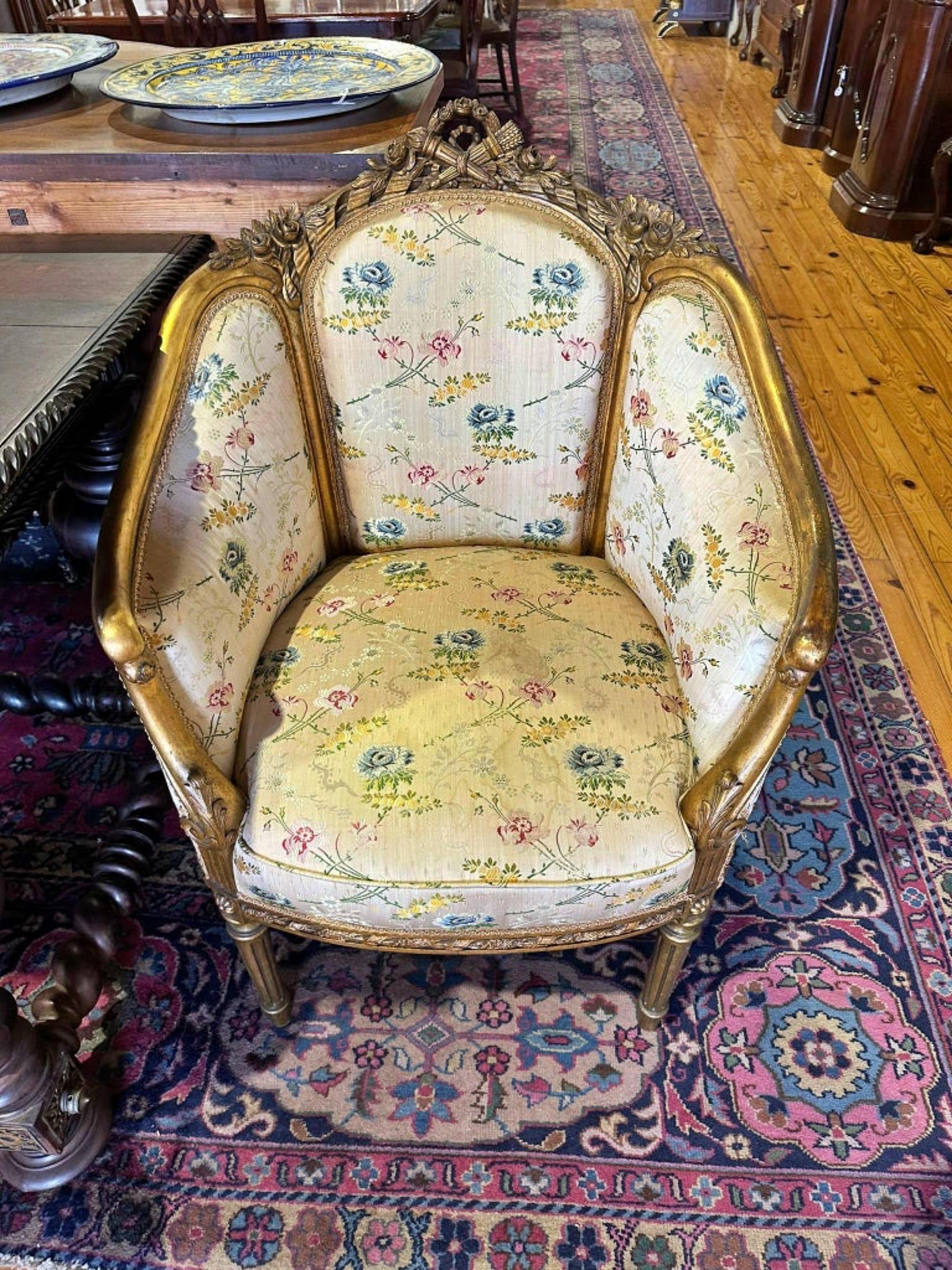 19th/20th Century FRENCH SET AND PAIR OF ARMCHAIRS For Sale 4