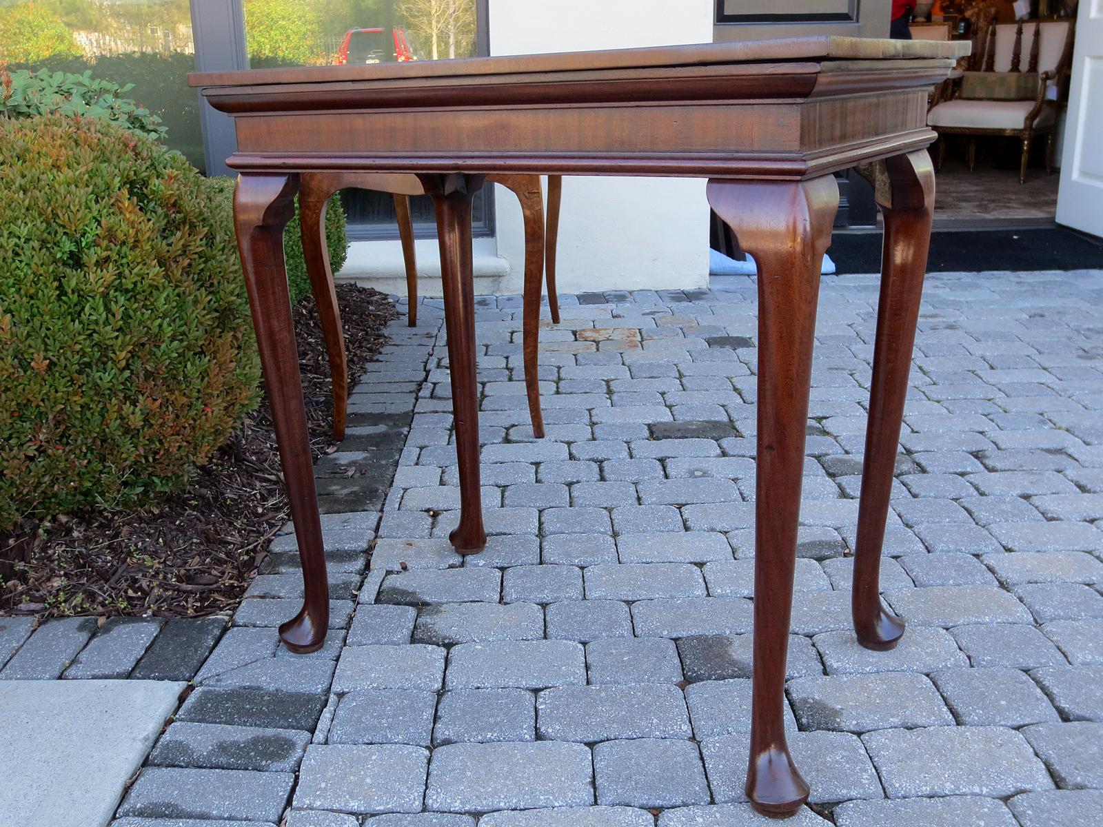 19th-20th century Georgian style mahogany serving table.