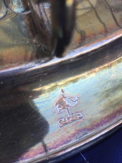 19th-20th Century Georgian Style Silver Epergne with Crest