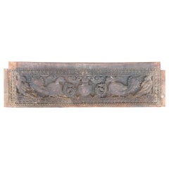 19th-20th Century Indonesian or Asian Openwork Carved Plaque with Birds
